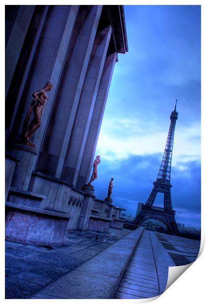 Eiffel Tower, Palais De Chaillot Print by Toon Photography