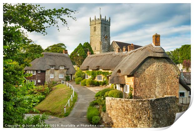Godshill, Isle of Wight Print by Justin Foulkes