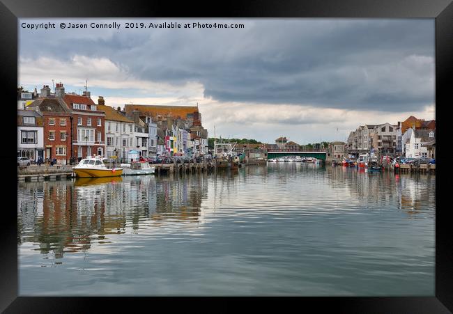 Weymouth Harbour. Framed Print by Jason Connolly