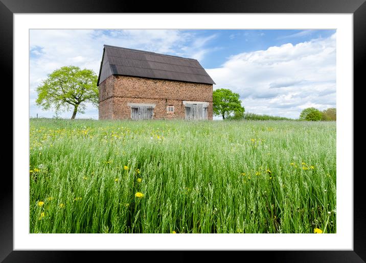 Abandoned Barn In The Countryside  Framed Mounted Print by Mike C.S.