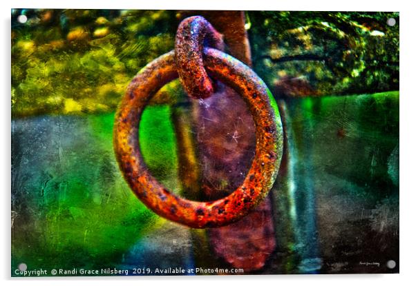 Ring of Corrosion Acrylic by Randi Grace Nilsberg