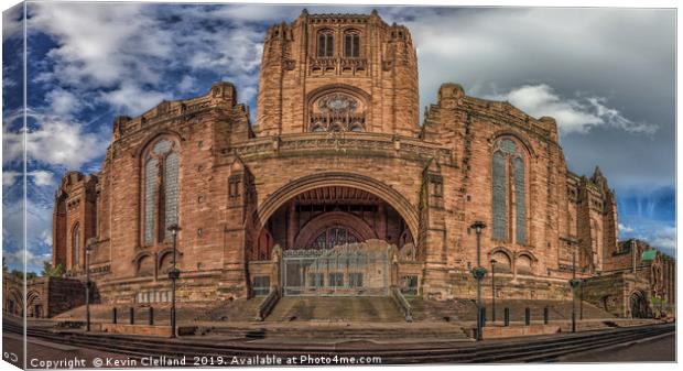 Liverpool Anglican Cathedral Canvas Print by Kevin Clelland