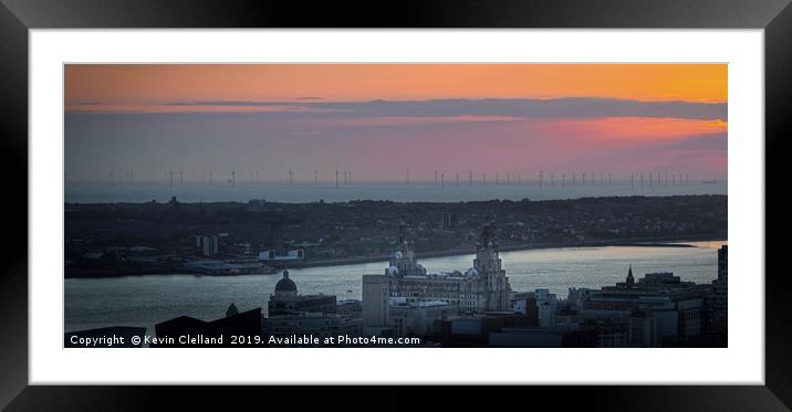 Liverpool Bay Framed Mounted Print by Kevin Clelland