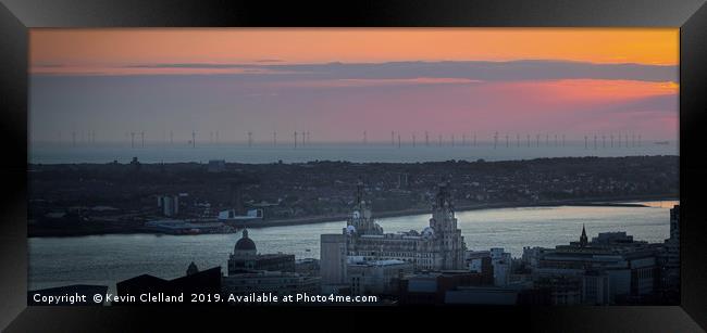 Liverpool Bay Framed Print by Kevin Clelland