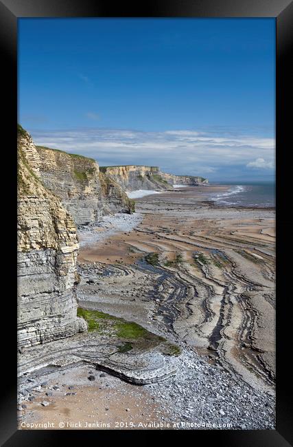 The Glamorgan Heritage Coast South Wales Framed Print by Nick Jenkins