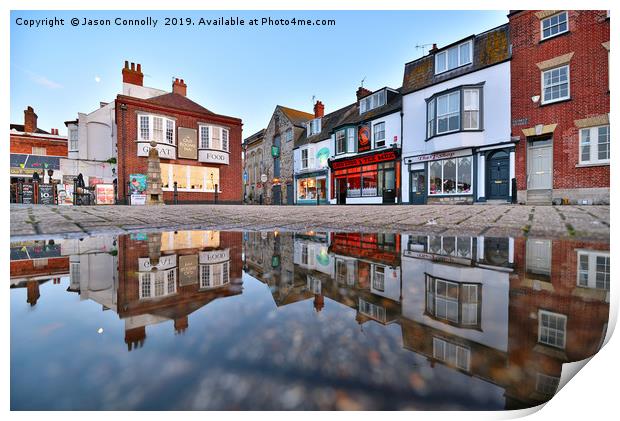 Weymouth Reflections Print by Jason Connolly