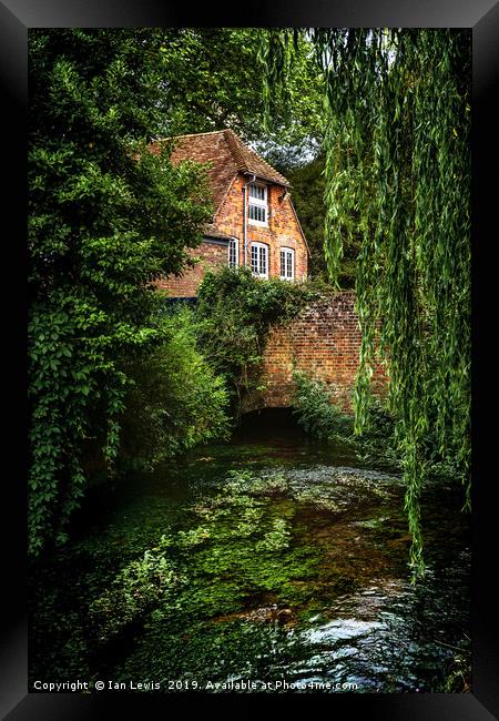House By The River Framed Print by Ian Lewis