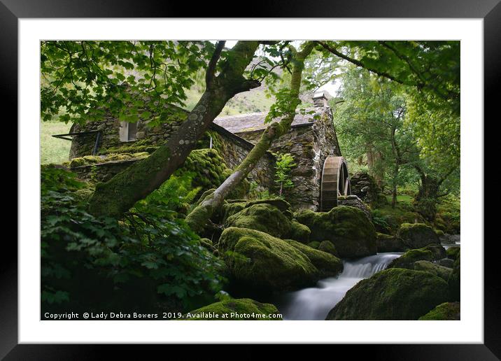 Old Watermill Cottage  Framed Mounted Print by Lady Debra Bowers L.R.P.S