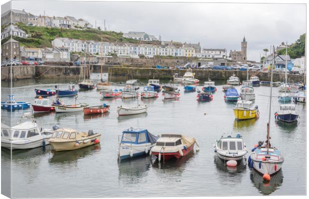 Porthleven, Cornwall Canvas Print by Graham Custance