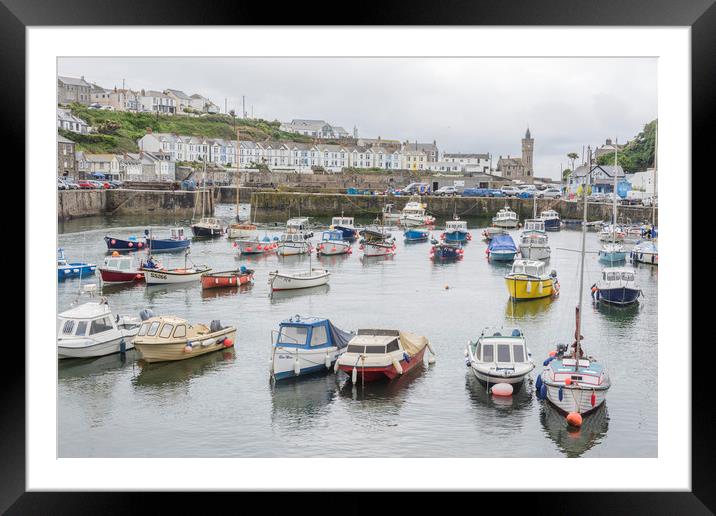 Porthleven, Cornwall Framed Mounted Print by Graham Custance