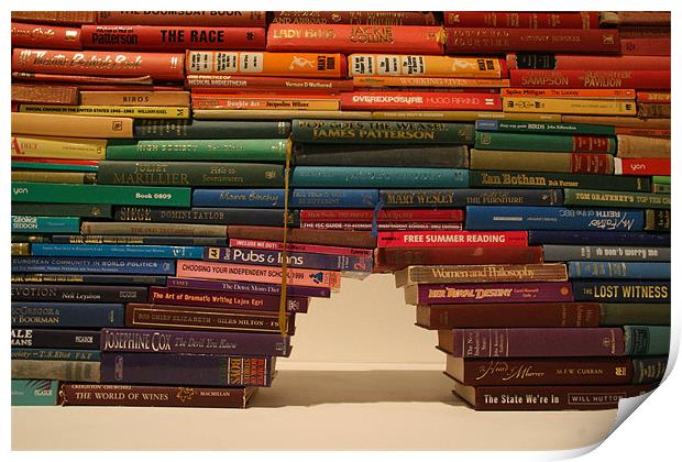 the books Print by mark blower