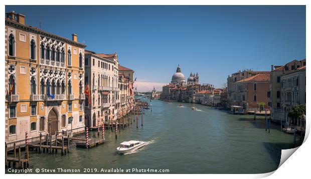 Grand Canal Venice Print by Steve Thomson