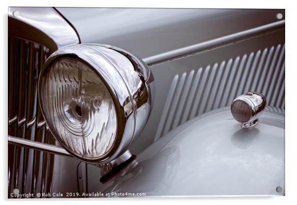 Vintage Classic Lea Francis Motor Car Acrylic by Rob Cole