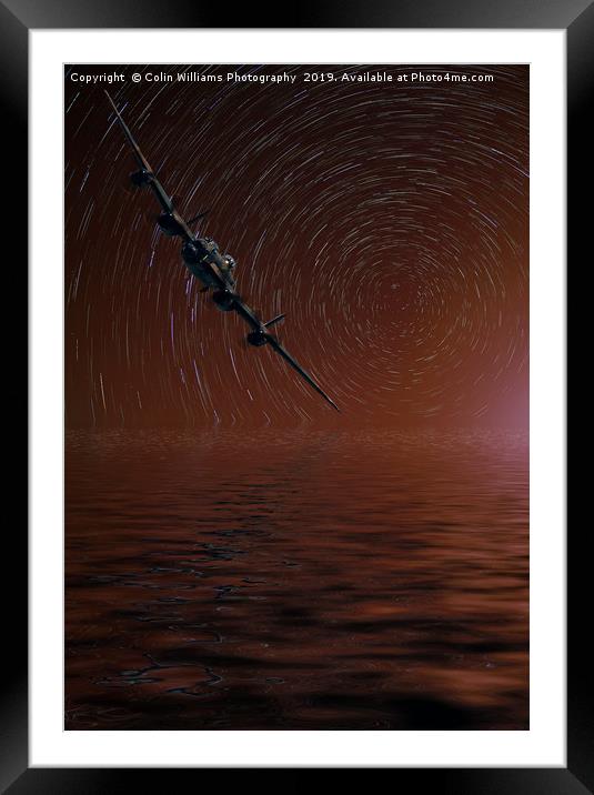 Lancaster Star Trails Framed Mounted Print by Colin Williams Photography