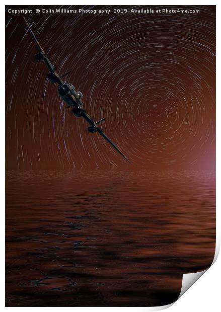 Lancaster Star Trails Print by Colin Williams Photography