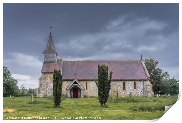 Church of St Peter ad Vincula, Hampshire, England Print by KB Photo