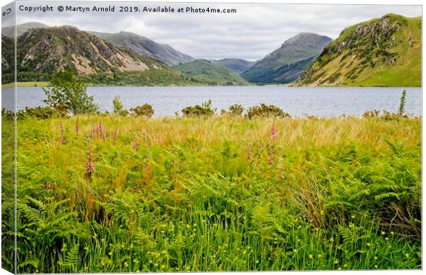Ennerdale Water Canvas Print by Martyn Arnold