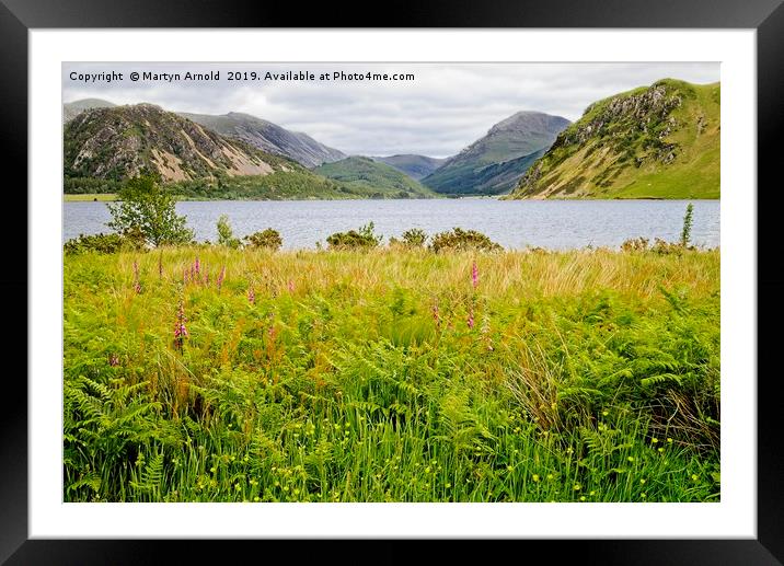 Ennerdale Water Framed Mounted Print by Martyn Arnold