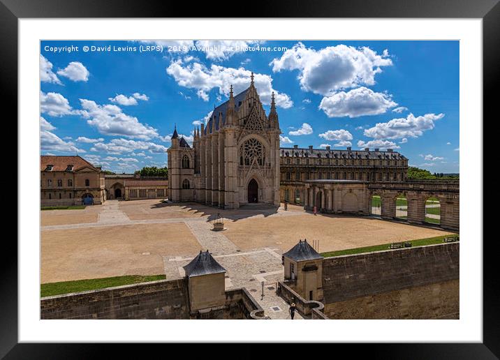 Sainte-Chapelle de Vincennes Framed Mounted Print by David Lewins (LRPS)