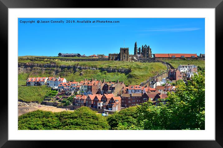 Whitby Views Framed Mounted Print by Jason Connolly