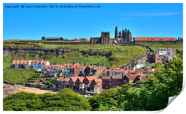 Whitby Views Print by Jason Connolly