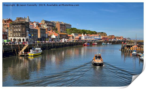 Whitby Harbour Views Print by Jason Connolly