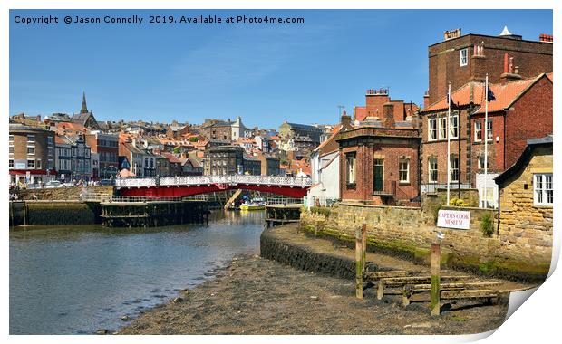 River Esk, Whitby Print by Jason Connolly