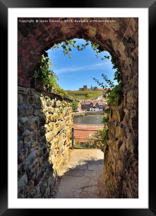 Views Of Whitby Abbey Framed Mounted Print by Jason Connolly
