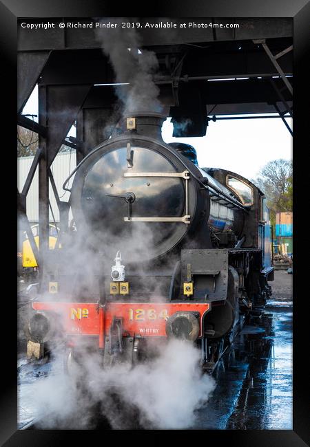 Thompson Class B1 No. 1264 Steam Engine. Framed Print by Richard Pinder