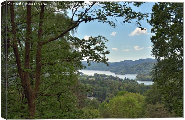Windermere Views Canvas Print by Jason Connolly
