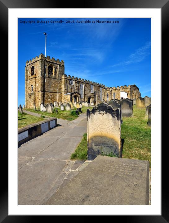St Mary's Church, Whitby Framed Mounted Print by Jason Connolly