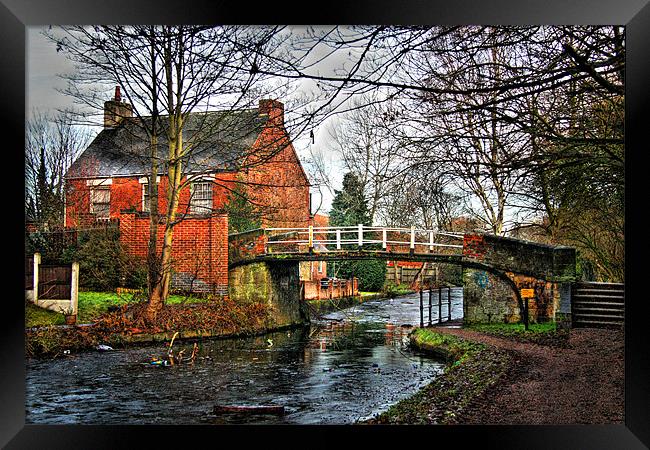 Yorkshire Cottage and Bridge Framed Print by Dawn O'Connor