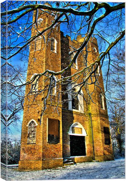 Severndroog Castle, Shooters Hill, Eltham, London, Canvas Print by Dawn O'Connor