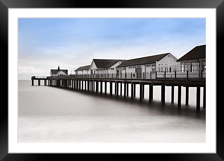 The Pier at Southwold Framed Mounted Print by David Blake