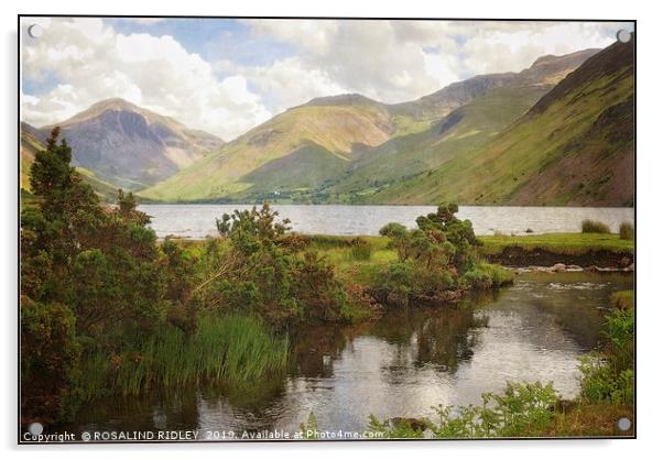 "Painterly Wastwater" Acrylic by ROS RIDLEY