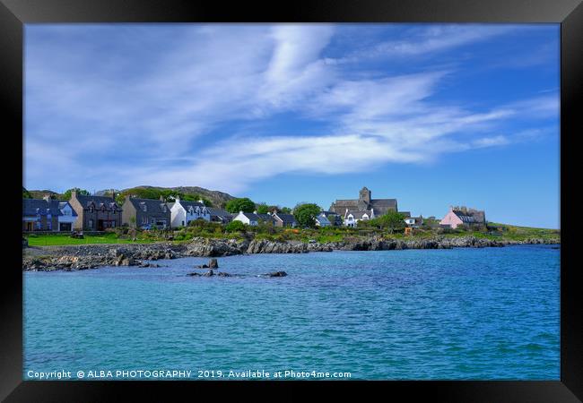 Iona Abbey, Isle of Iona, Inner Hebrides Framed Print by ALBA PHOTOGRAPHY