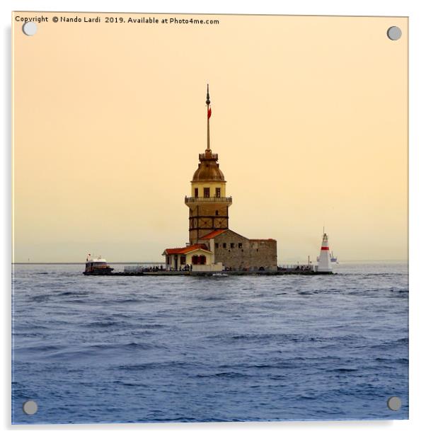 The Maiden's Tower Acrylic by DiFigiano Photography