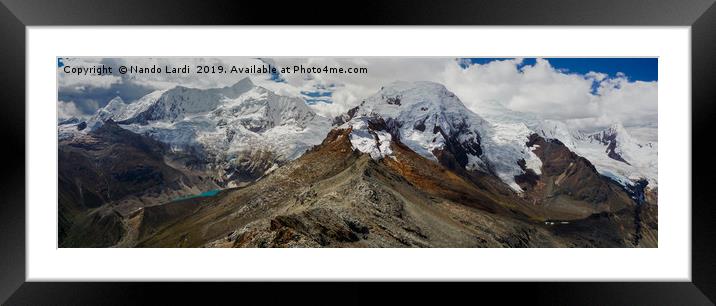 The Cordillera Framed Mounted Print by DiFigiano Photography