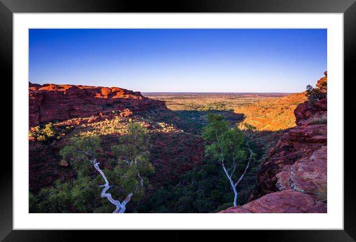 Kings Canyon Framed Mounted Print by Andrew Michael
