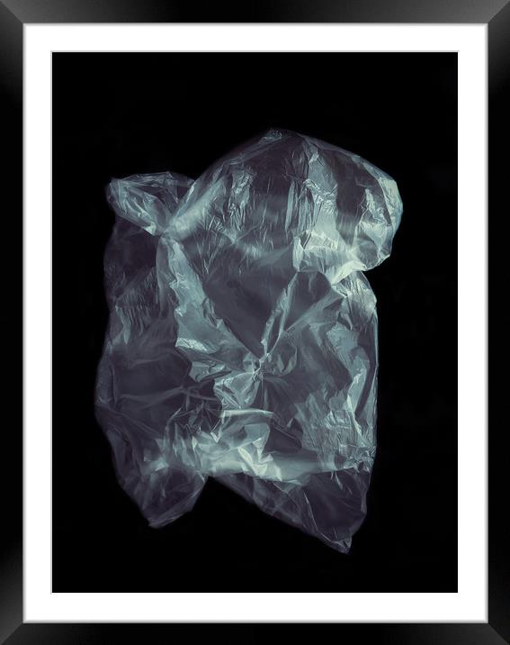 Clear plastic bag Framed Mounted Print by Larisa Siverina