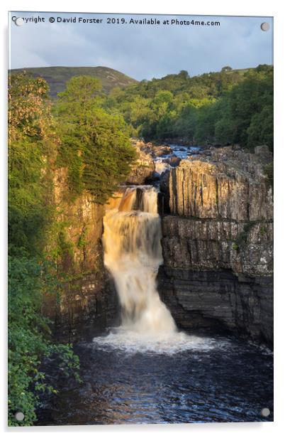 Summer Solstice Sun Illuminating High Force Acrylic by David Forster