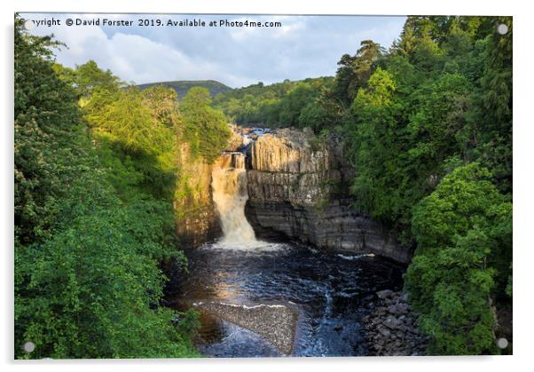 Summer Solstice Sun Illuminating High Force Acrylic by David Forster