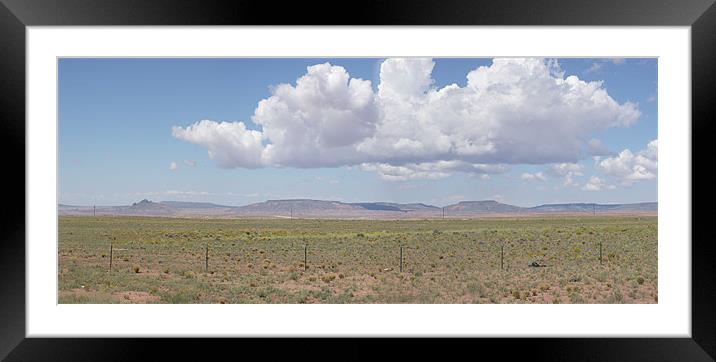 Navajo Land Framed Mounted Print by Thomas Grob