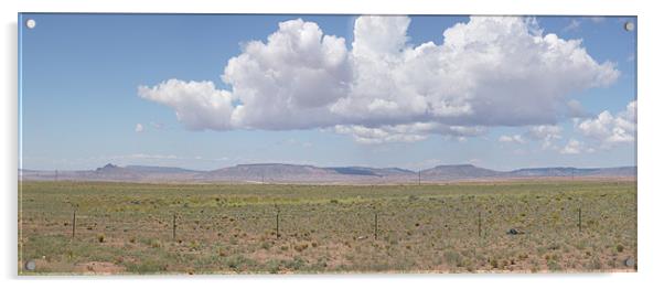 Navajo Land Acrylic by Thomas Grob