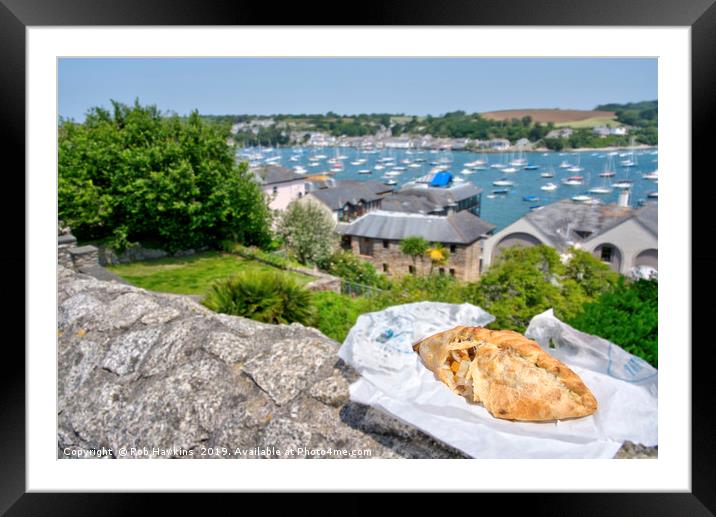 Falmouth Pasty  Framed Mounted Print by Rob Hawkins