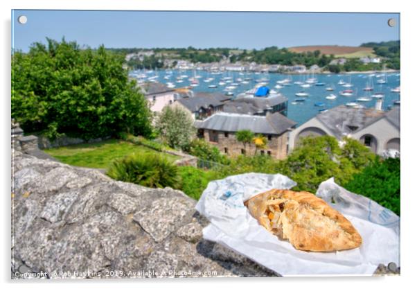 Falmouth Pasty  Acrylic by Rob Hawkins