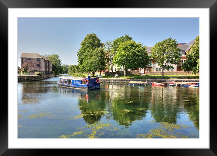 Chichester Ship Canal - West Sussex Framed Mounted Print by Malcolm McHugh
