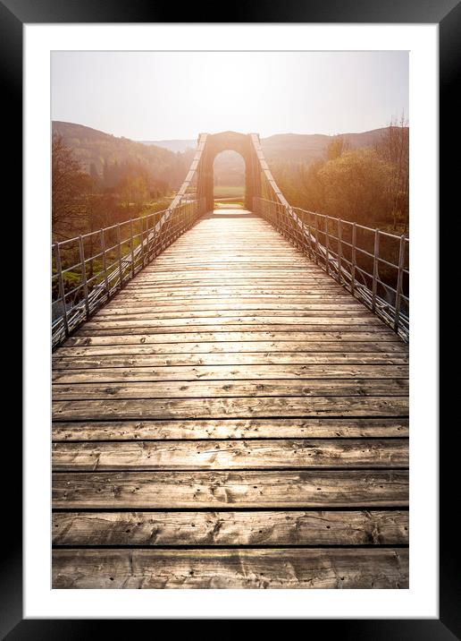 The Bridge of Oich Framed Mounted Print by Svetlana Sewell