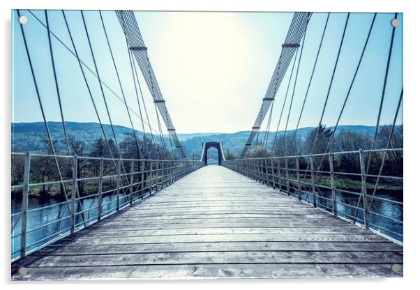 The Bridge of Oich Acrylic by Svetlana Sewell