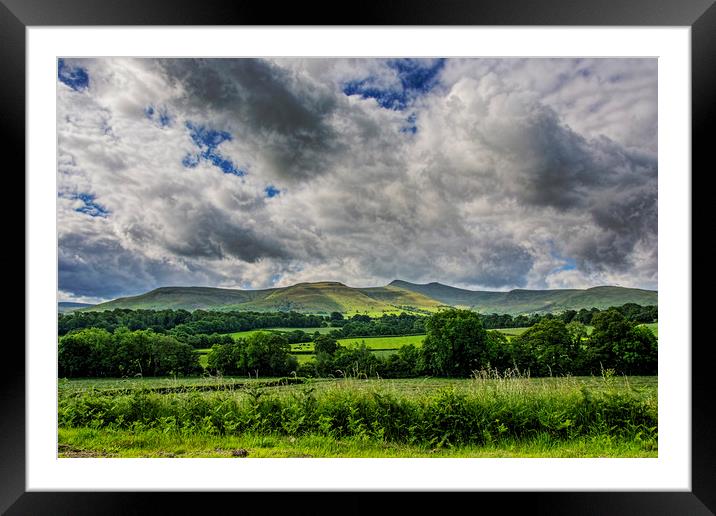 Penyfan View Framed Mounted Print by Steve Purnell